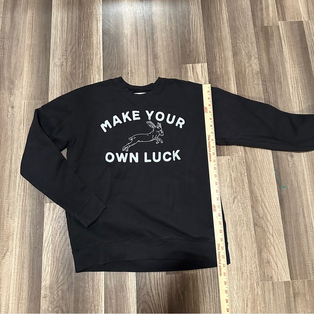 Pointer And Pine “Make Your Own Luck” Sweatshirt L - image 5